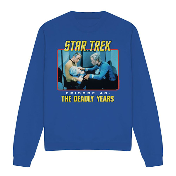Star Trek Unisex Vuxen Episod 40 Sweatshirt L Kungsblå Royal Blue L