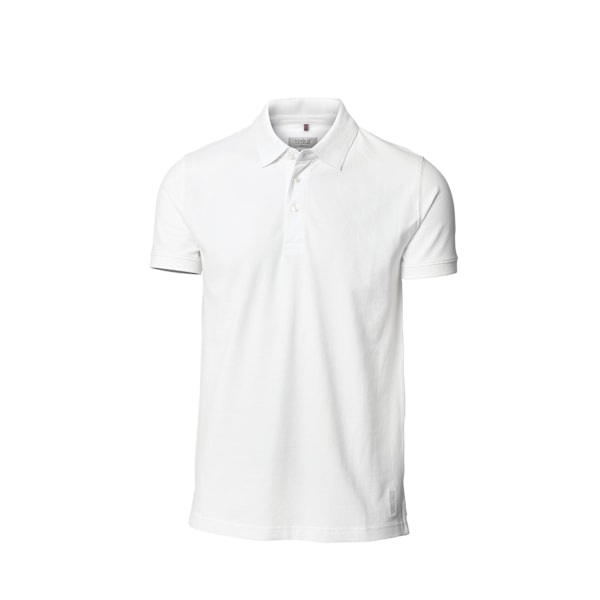 Nimbus Mens Harvard Stretch Deluxe Polotröja XL Vit White XL