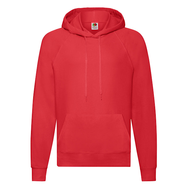 Fruit of the Loom Unisex Lätt Huvtröja S Red S