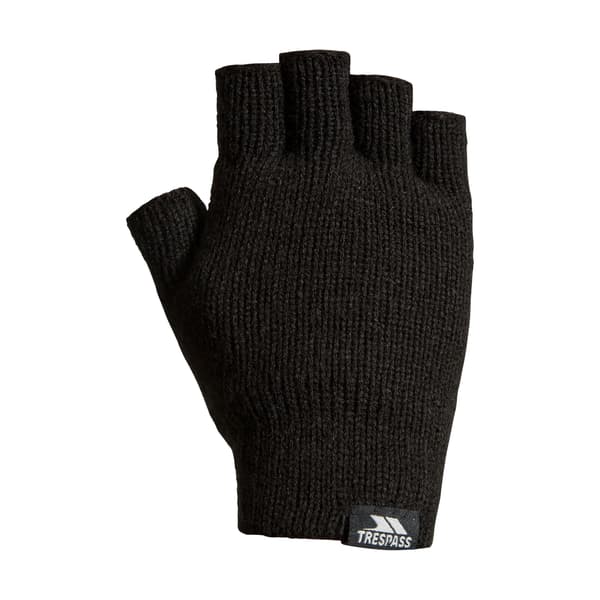 Trespass Unisex Vuxen Dita Stickade Thinsulate Fingervantar Black S-M
