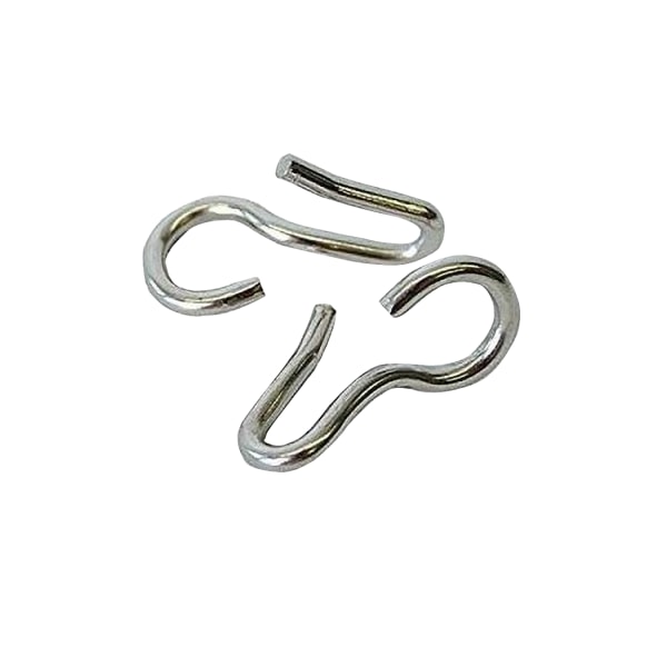 Lorina Curb Chain Krokar (Pack med 2) One Size Silver Silver One Size