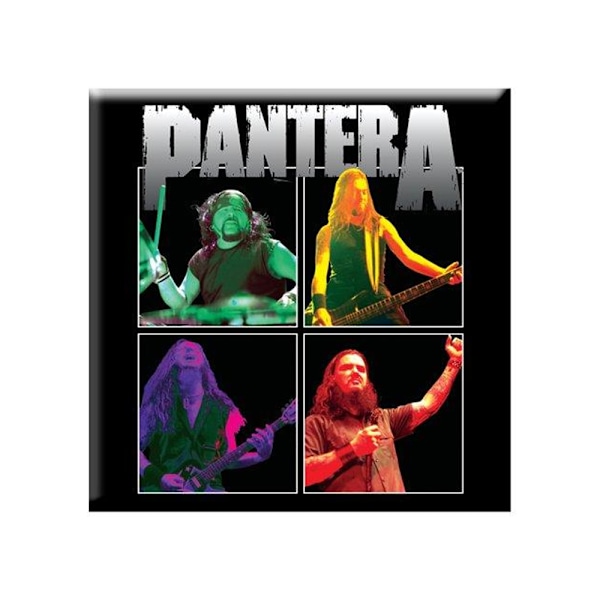 Pantera Band Kylskåpsmagnet En Storlek Svart/Flerfärgad Black/Multicoloured One Size