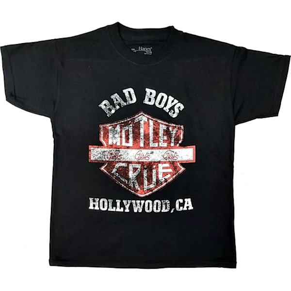 Motley Crue Barn/Barn Bad Boys T-shirt 11-12 år Svart Black 11-12 Years