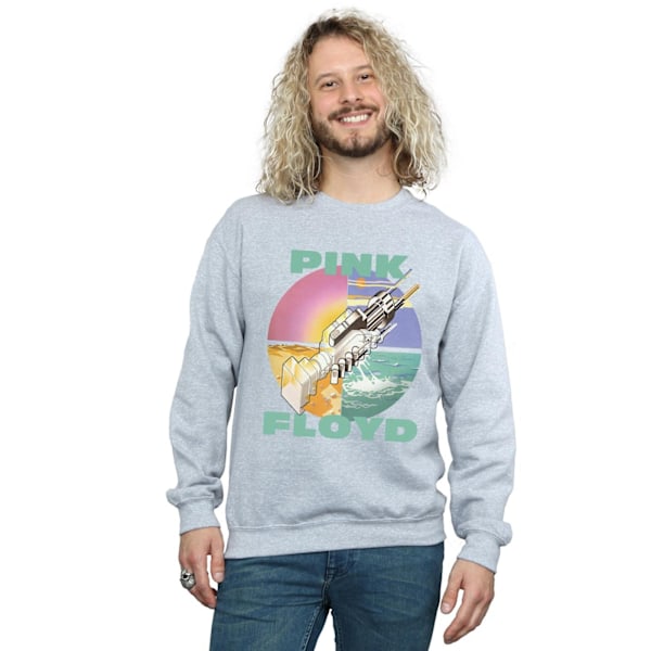 Pink Floyd Wish You Were Here Sweatshirt XXL Sports Grey för män Sports Grey XXL