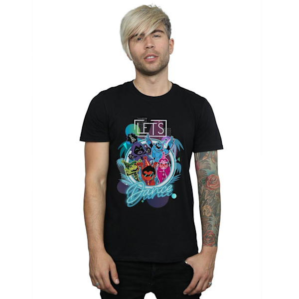 DC Comics Herr Teen Titans Go Let´s Dance T-shirt 5XL Svart Black 5XL