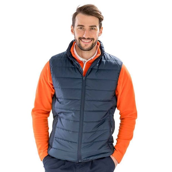Result Herr Promo Core Vadderad Väst XXL Marinblå Navy XXL