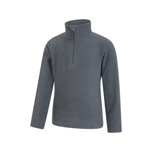 Mountain Warehouse Barn/Barn Camber II Halv Zip Fleece Jacka Grey 5-6 Years