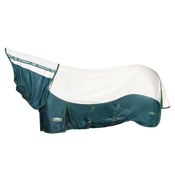 Weatherbeeta Green-Tec Combo Neck Airflow Hästflugtäcke 6´ 3 W White/Dragonfly Blue 6´ 3