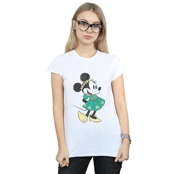 Disney Dam Minnie Mouse St Patrick´s Day Kostym Bomull White L