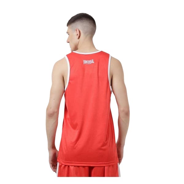 Lonsdale Boxningslinne för män XL Röd/Vit Red/White XL