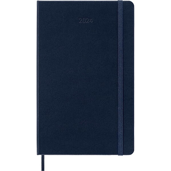 Moleskine 12M veckoplanerare L One Size Safirblå Sapphire Blue One Size
