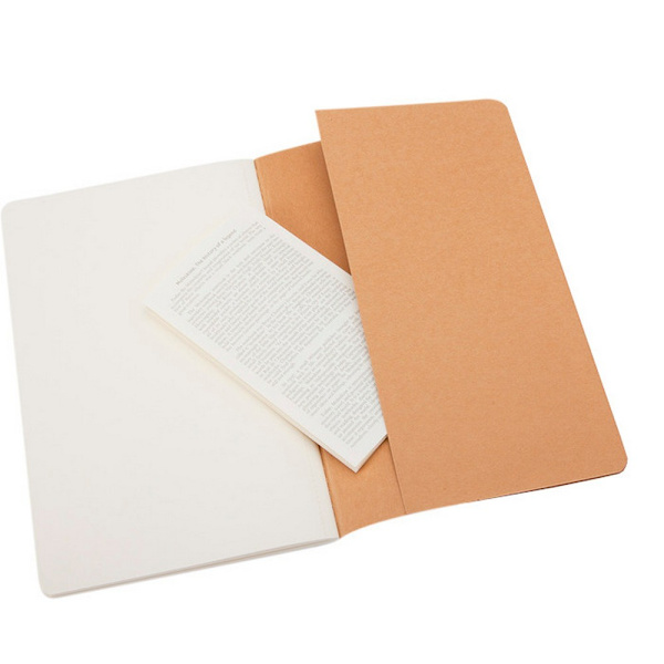 Moleskine Cahier Large Plain Journal One Size Kraft Brown Kraft Brown One Size