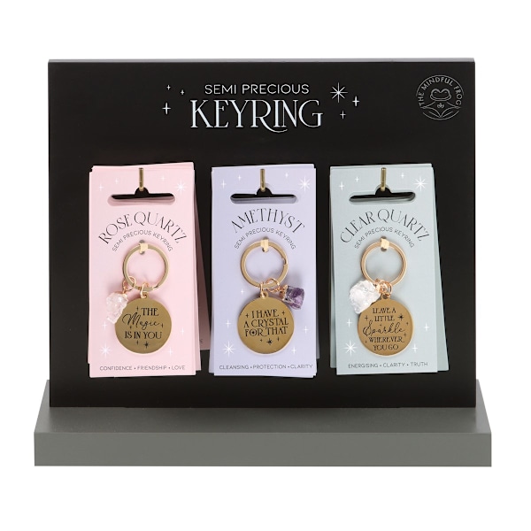 Something Different Kristallnyckelring (18-pack) En Storlek Guld Gold One Size