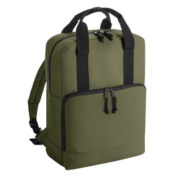 Bagbase Unisex Vuxen Cooler Återvunnen Ryggsäck En Storlek Militär Military Green One Size
