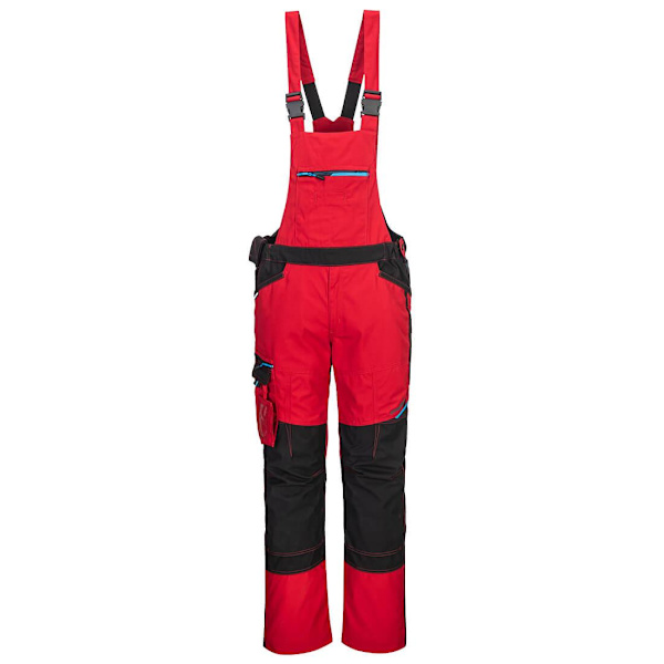Portwest Unisex Adult WX3 Bib And Brace Overall M Deep Red Deep Red M
