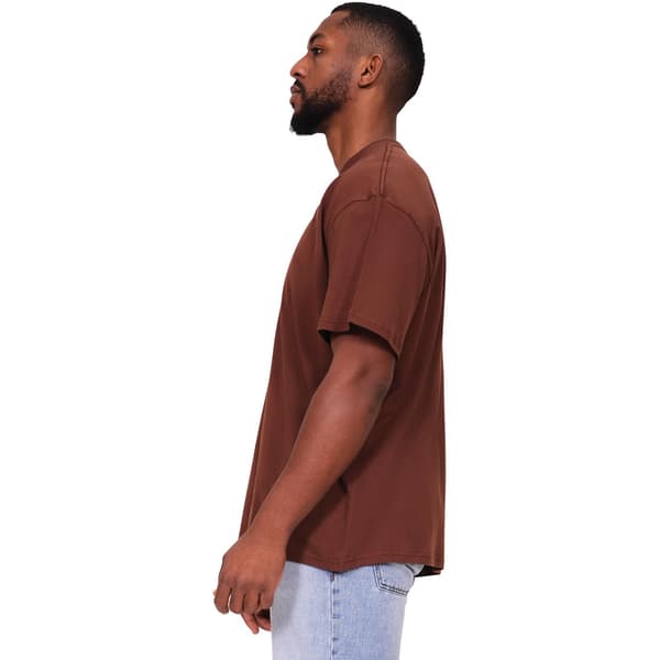 Casual Classics Herr Core Ringspun Bomull Oversized T-Shirt S C Chocolate S