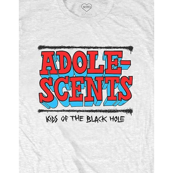 The Adolescents Unisex Adult Kids Of The Black Hole Bomull T-Sh White S