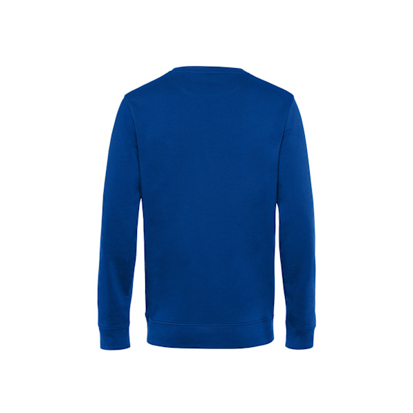 B&C Herr T-shirt Organic Crew Neck Sweat 3XL Royal Blue Royal Blue 3XL