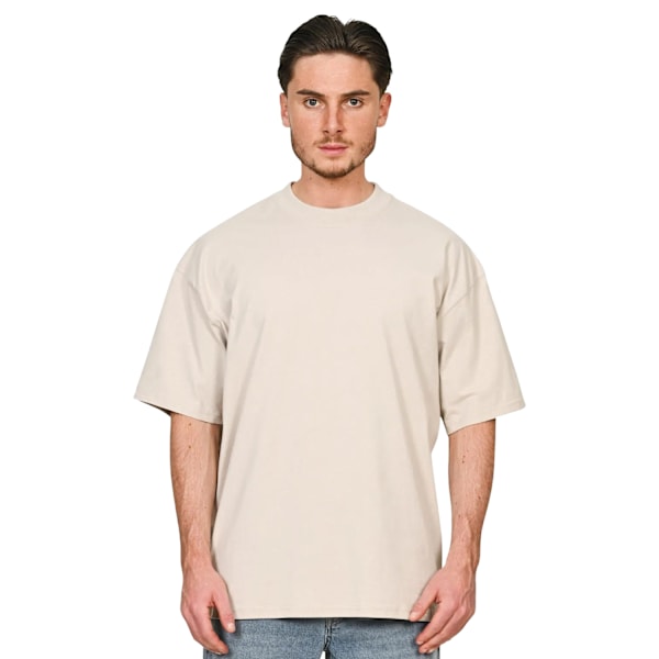 Casual Classics Unisex Vuxen Kammad Ringspunnen Bomull Lång Oversize Stone S