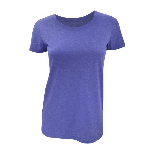 Bella Triblend T-shirt med rund hals för dam/dam XL Blå Triblend Blue Triblend XL