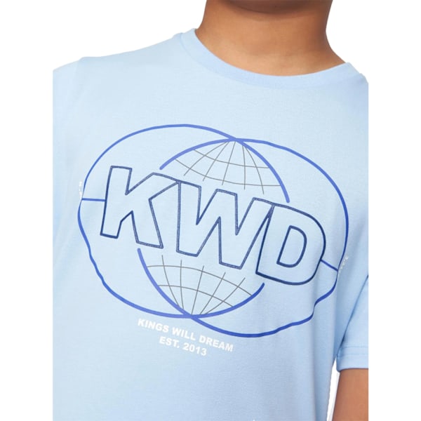 Kings Will Dream Boys Orbital T-shirt 7-8 år Placid Blue Placid Blue 7-8 Years