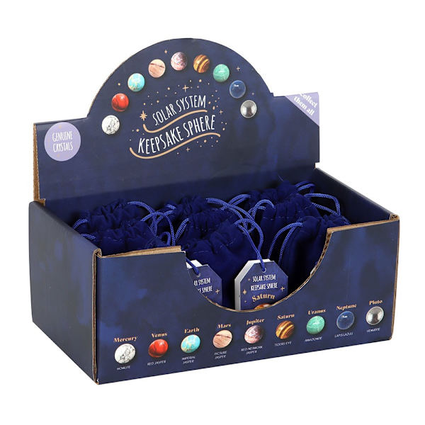 Something Different Ädelsten Solsystem Dekorativ Kristall Set Multicoloured One Size
