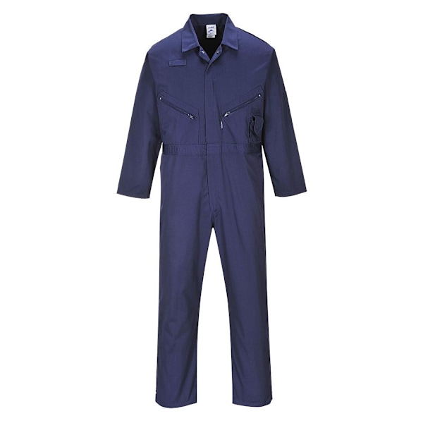 Portwest Herr Liverpool Dragked Overall XL T Marinblå Navy XL T