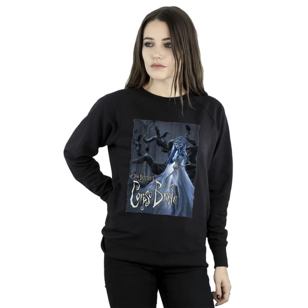 Corpse Bride Dam/Dam Poster Sweatshirt S Svart Black S