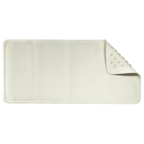 Croydex Rubagrip Latex Gummibadmatta 34 x 74cm Vit White 34 x 74cm