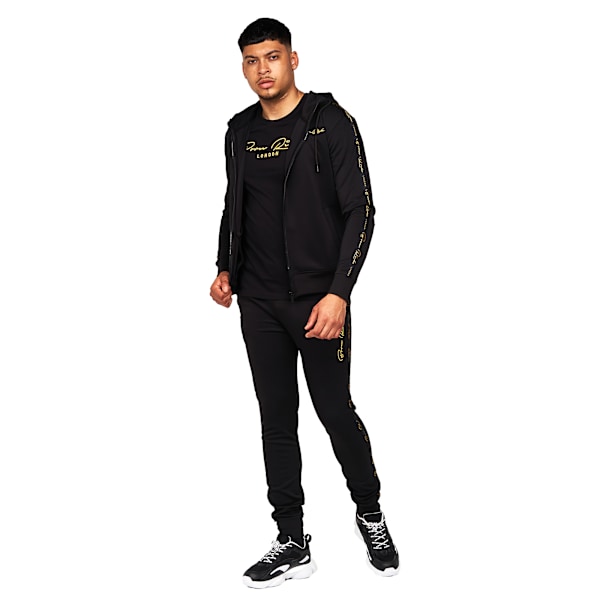 Born Rich Mens Daprela Full Zip Hoodie L Svart Black L