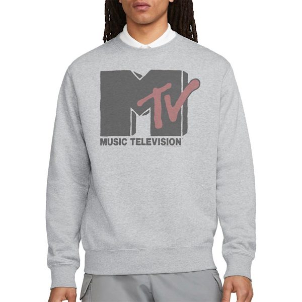 MTV Unisex Vuxen Logotyp Sweatshirt XXL Sport Heather Sport Heather XXL