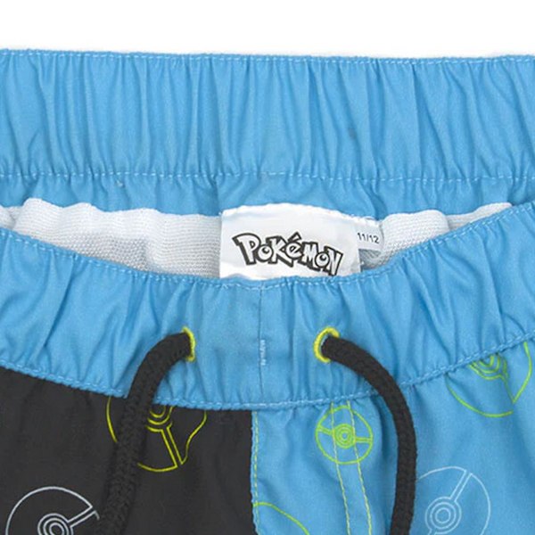 Pokemon Boys Pikachu Pokeball Badbyxor 11-12 År Blå/Svart Blue/Black/Yellow 11-12 Years