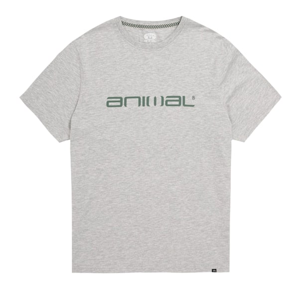 Animal Mens Classico Organic T-Shirt L Grå Grey L