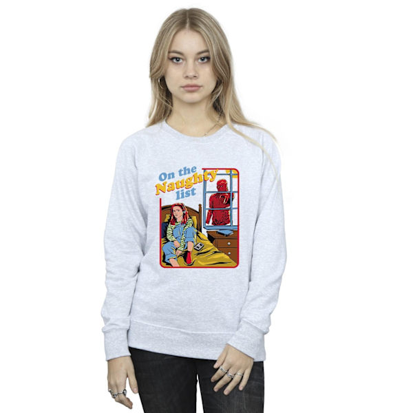 Netflix Dam/Kvinnor Stranger Things Naughty List Sweatshirt X Sports Grey XL