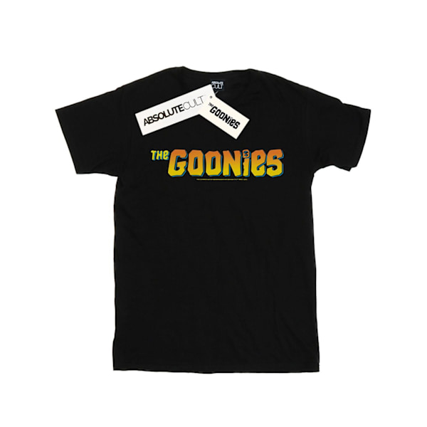 The Goonies Damkläder/Dam Classic Logo Bomull Boyfriend T-shirt Black M