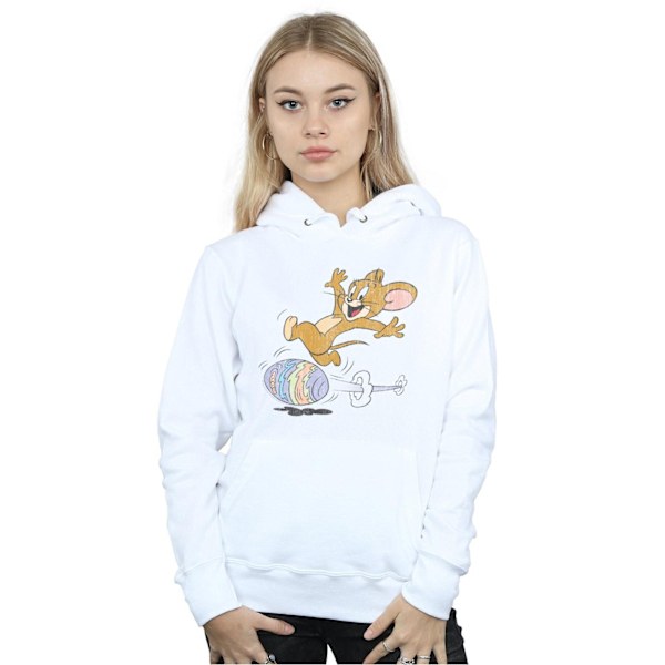 Tom And Jerry Dam/Damer Ägg Run Hoodie S Vit White S