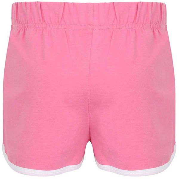 Skinni Minni Barn/Barn Retro Sports Shorts 5-6 År Ljusrosa/ Vit Bright Pink/ White 5-6 Years