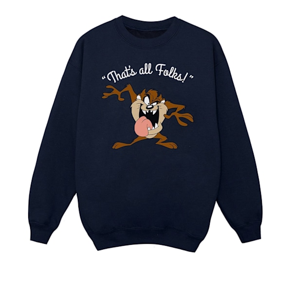 Looney Tunes Boys That´s All Folks Tasmanian Devil Sweatshirt 9 Navy Blue 9-11 Years