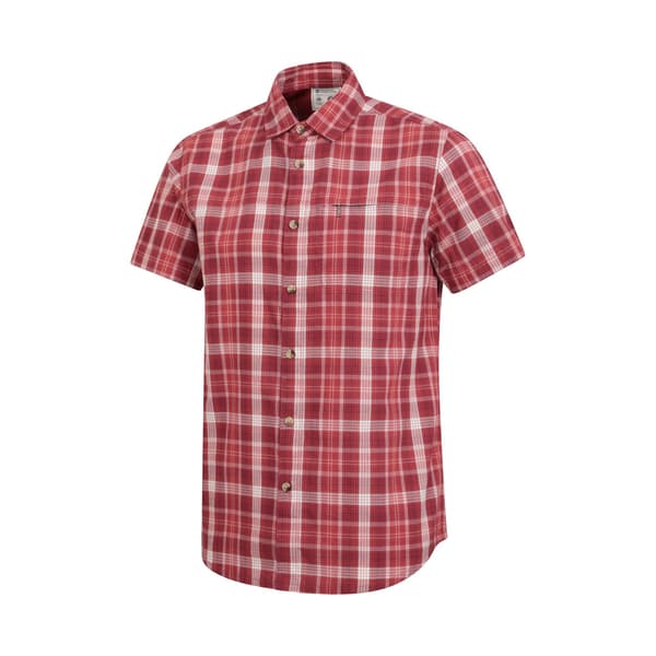 Mountain Warehouse Herrskjorta i bomull M Röd Red M