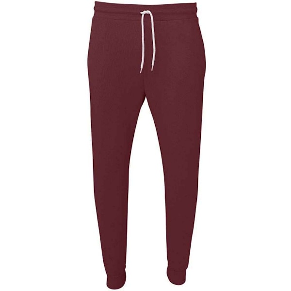 Canvas Unisex Jogger Sweatpants S Maroon Maroon S
