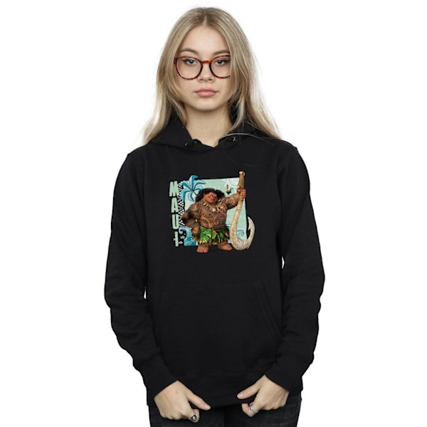 Disney Dam/Kvinnor Moana Maui Hoodie L Svart Black L