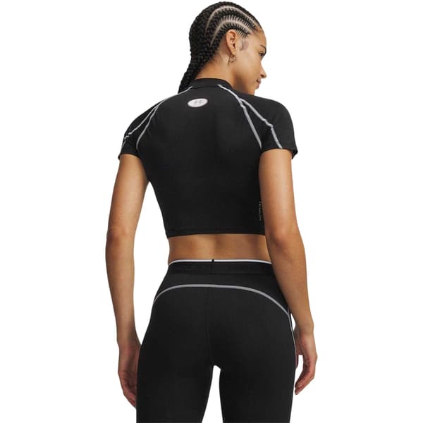 Under Armour Dam Performance Crop Top 8 UK Svart Black 8 UK
