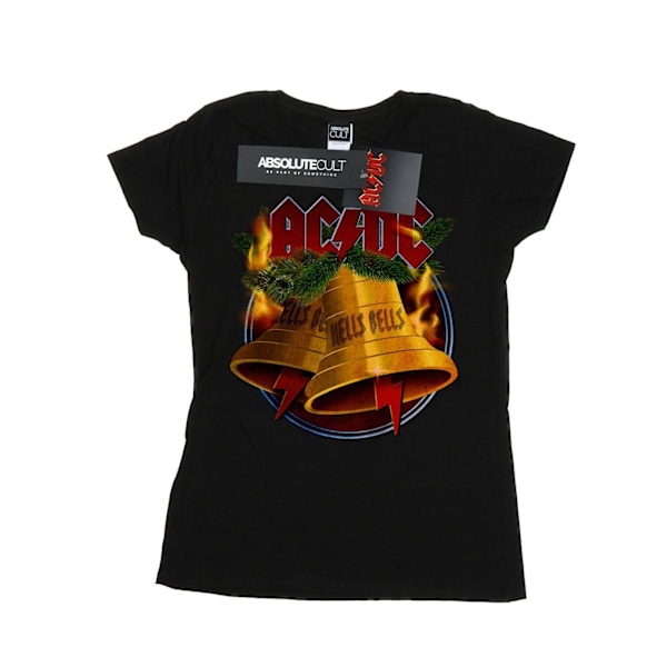 AC/DC Dam/Kvinnor Jul Hells Bells Bomull T-shirt M Svart Black M