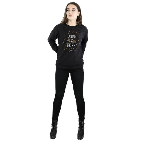 Harry Potter Dam/Dam Dobby Is Bomullströja M Svart Black M