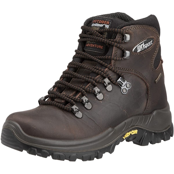 Grisport Barn/Barn Everest Vaxat Läder Vandringskängor 3 UK Brown 3 UK