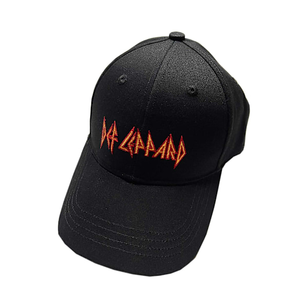 Def Leppard Unisex Vuxen Logo Baseball Cap En Storlek Svart Black One Size