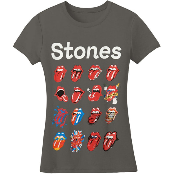 The Rolling Stones Unisex Adult No Filter Evolution T-Shirt XS Charcoal Grey XS