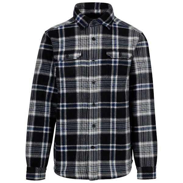 Trespass Herr Checkley Rutig Microfleece Skjorta XS Svart Black XS