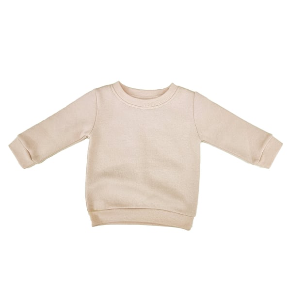 Babybugz Baby Essential Sweatshirt 6-12 månader Naturlig Natural 6-12 Months