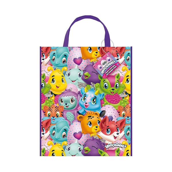 Hatchimals Plastpresentpåse 13 tum x 11 tum Flerfärgad Multicoloured 13in x 11in